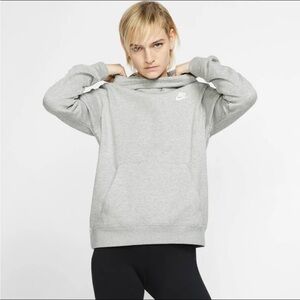 Nike Grey sweatshirt Cowl Hoodie! Sz XS